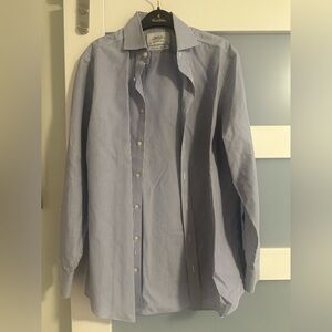 Charles Tyrwhitt Navy Pinstripe Dress Shirt